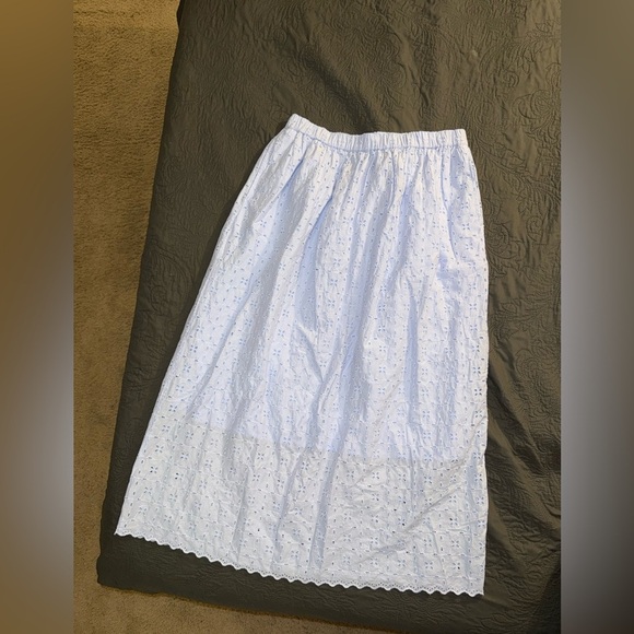 Blue Women’s Universal Thread Skirt | Medium |Boho Cottagecore|Elastic waist - Picture 2 of 6